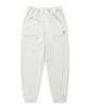 COVERNAT C Logo Sweat Wide Jogger Pants Oatmeal