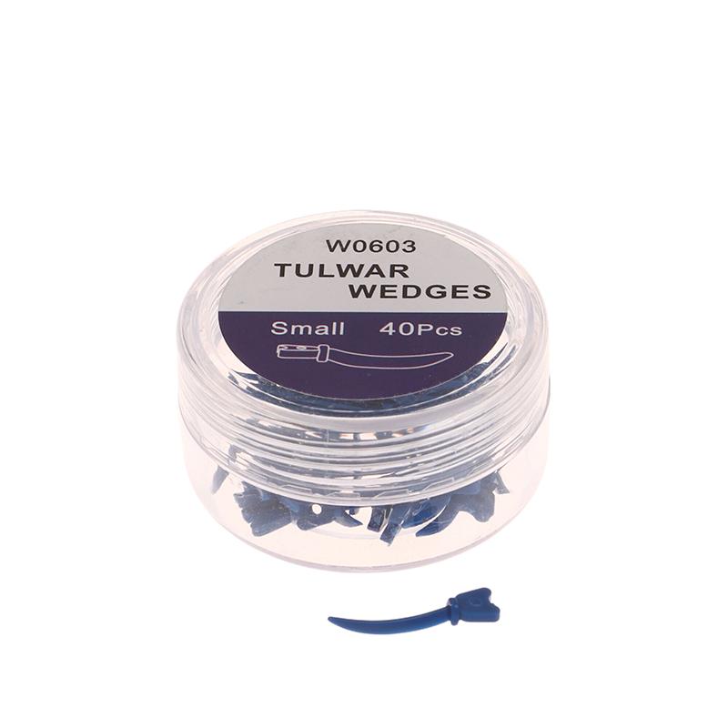 

40 шт. зубные клинья зубной щели секционная матрица сменный клин с отверстием S/M/L одноразовые клинья стоматологические материалы S