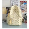 New Japanese high-value, fresh and sweet candy-colored backpack, lightweight and large-capacity travel backpack for junior high school students
