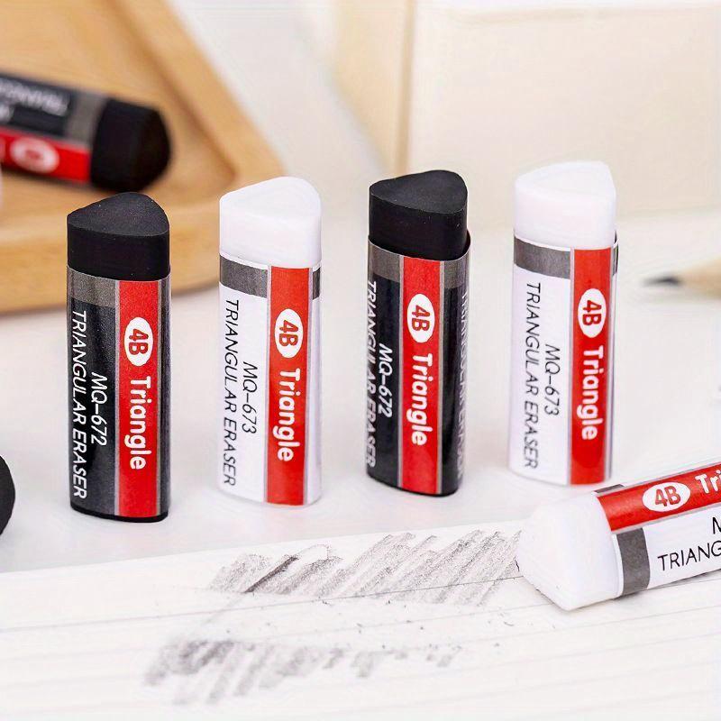 

10 шт. 4B Треугольные Новинки Ластики Резинки Канцелярские товары Школьные Офисные Принадлежности Принадлежности для Рисования Креативный Ластик Random 10Pcs