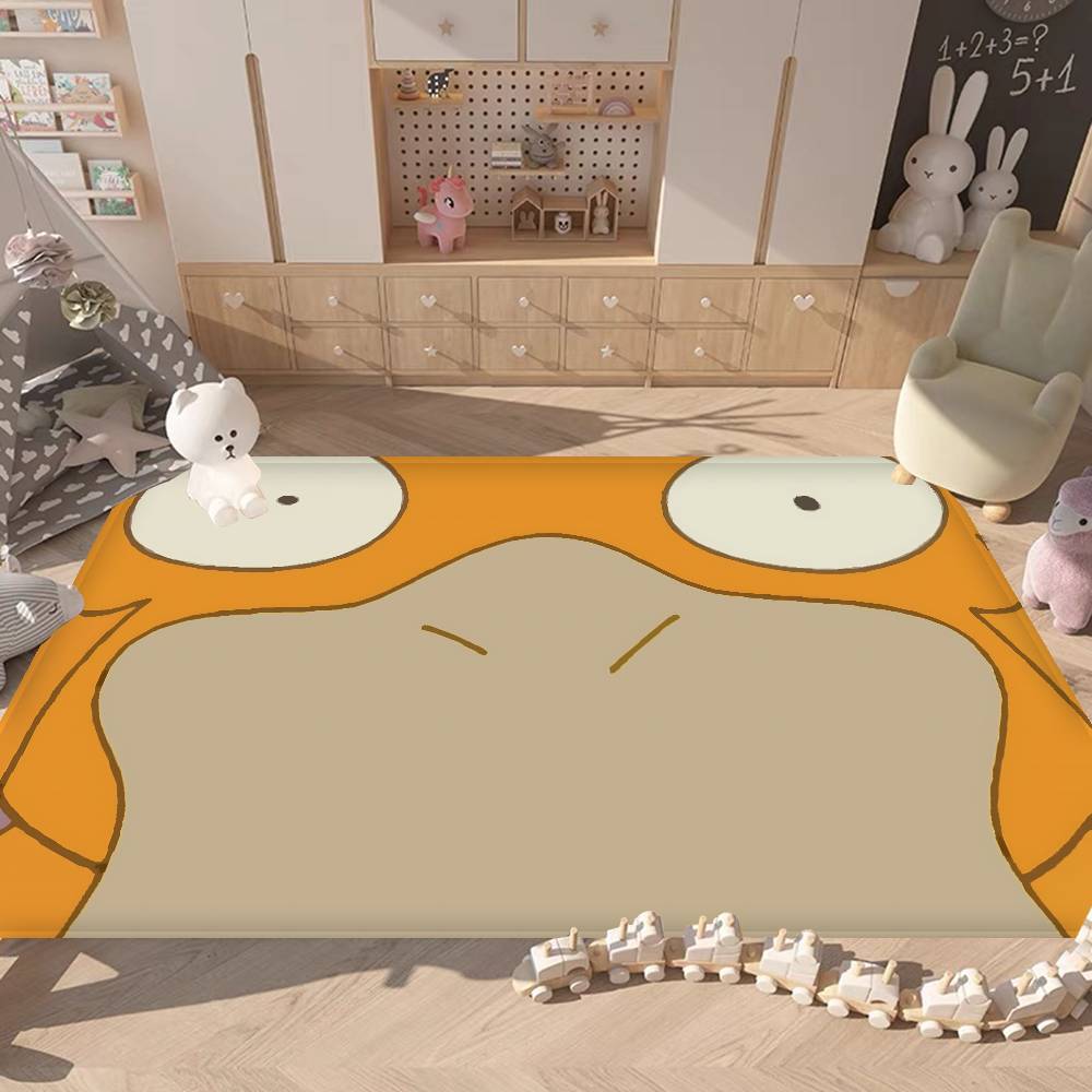 Cartoon P-Psyduck Door Mat Washable Non-Slip Living Room Sofa Chairs Area Mat Kitchen Doormat Area Rug