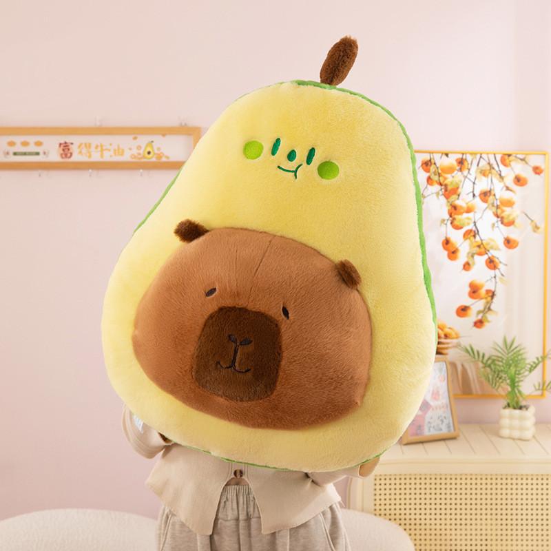 Mill Americana Persea Capybara Plush Toy Cute Cartoon Girl Sofa Decoration Doll