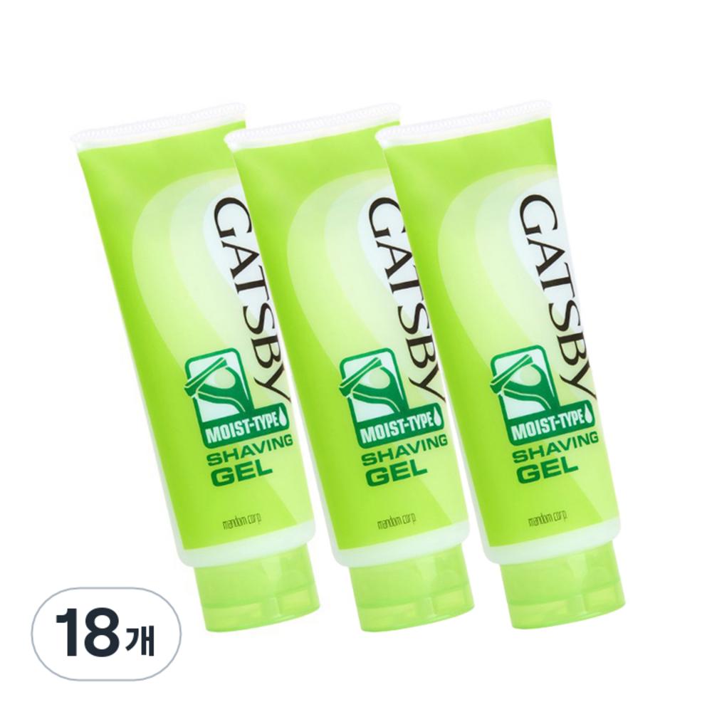 

Gatsby Shaving Gel Moist Type 205g, 18 pieces