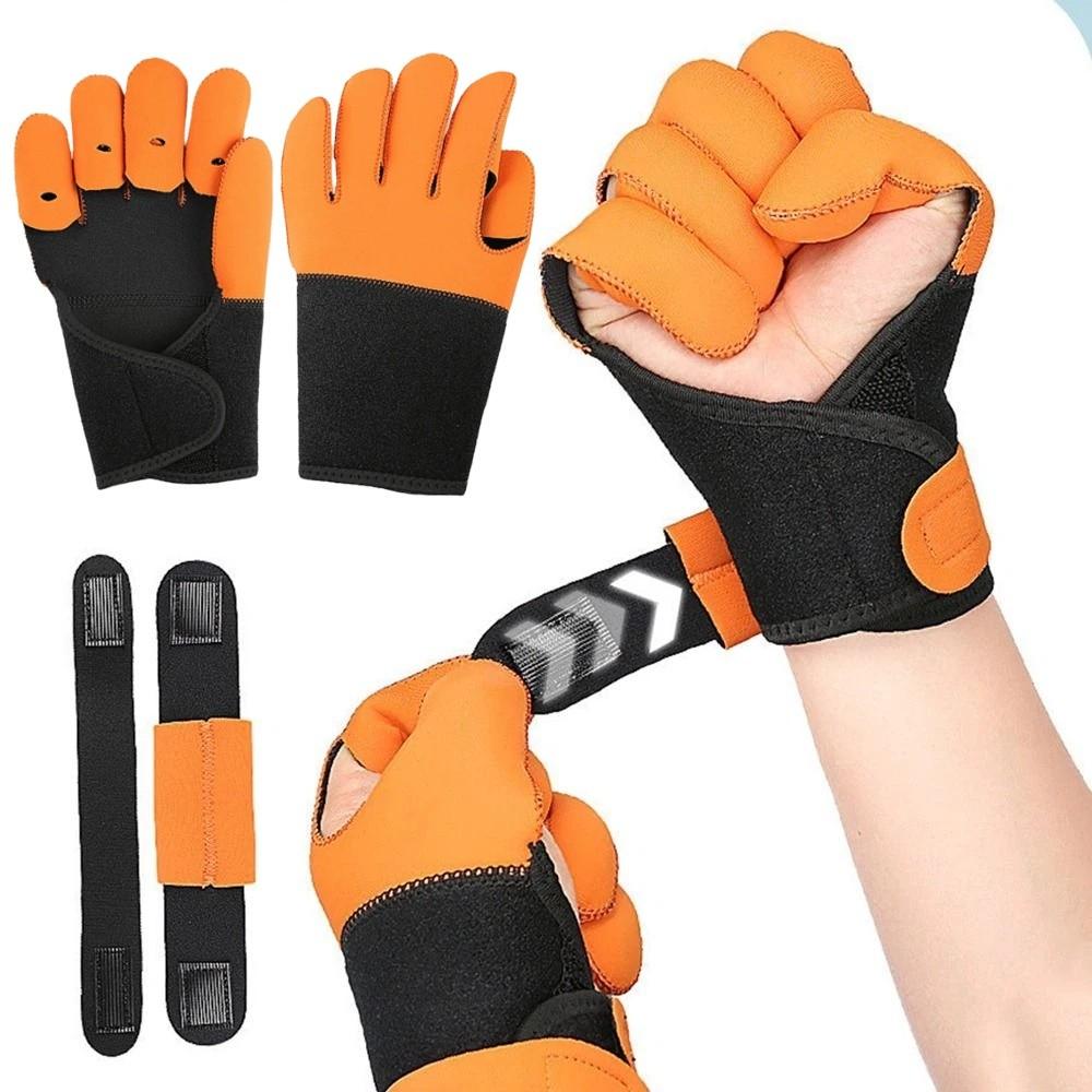 Hand Brace Hand Training Gloves Finger Splint Finger Exerciser Five Finger Trainer  Physiotherapy