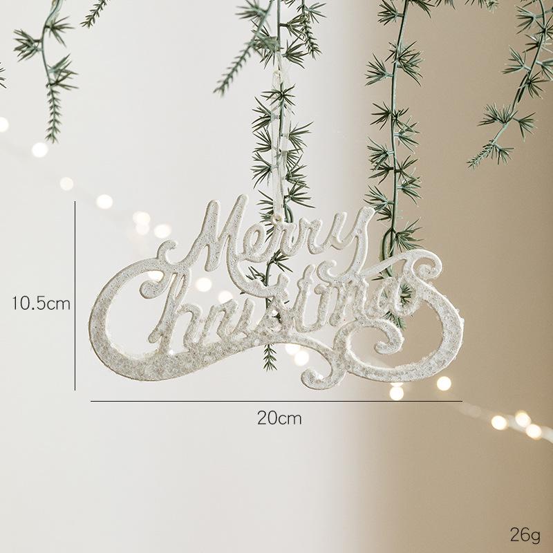 

Hot-Selling Merry Christmas Letter Pendant Wreath - Creative DIY Tree Ornament