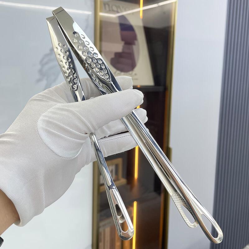 OLOEY 304 Stainless Steel BBQ Tongs