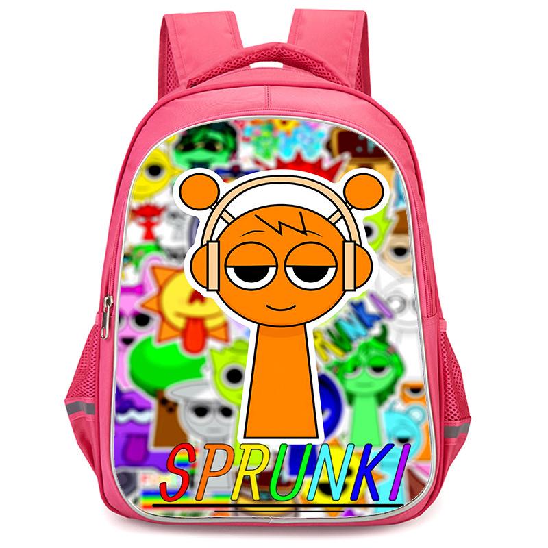 Rhythm Box Sprunki Hra Anime Batoh Studentský Školní Taška Počítačová Taška