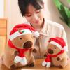 Festival Capybara Plush Toy Dress Up Capibara Fluffty Doll  Christmas Toy