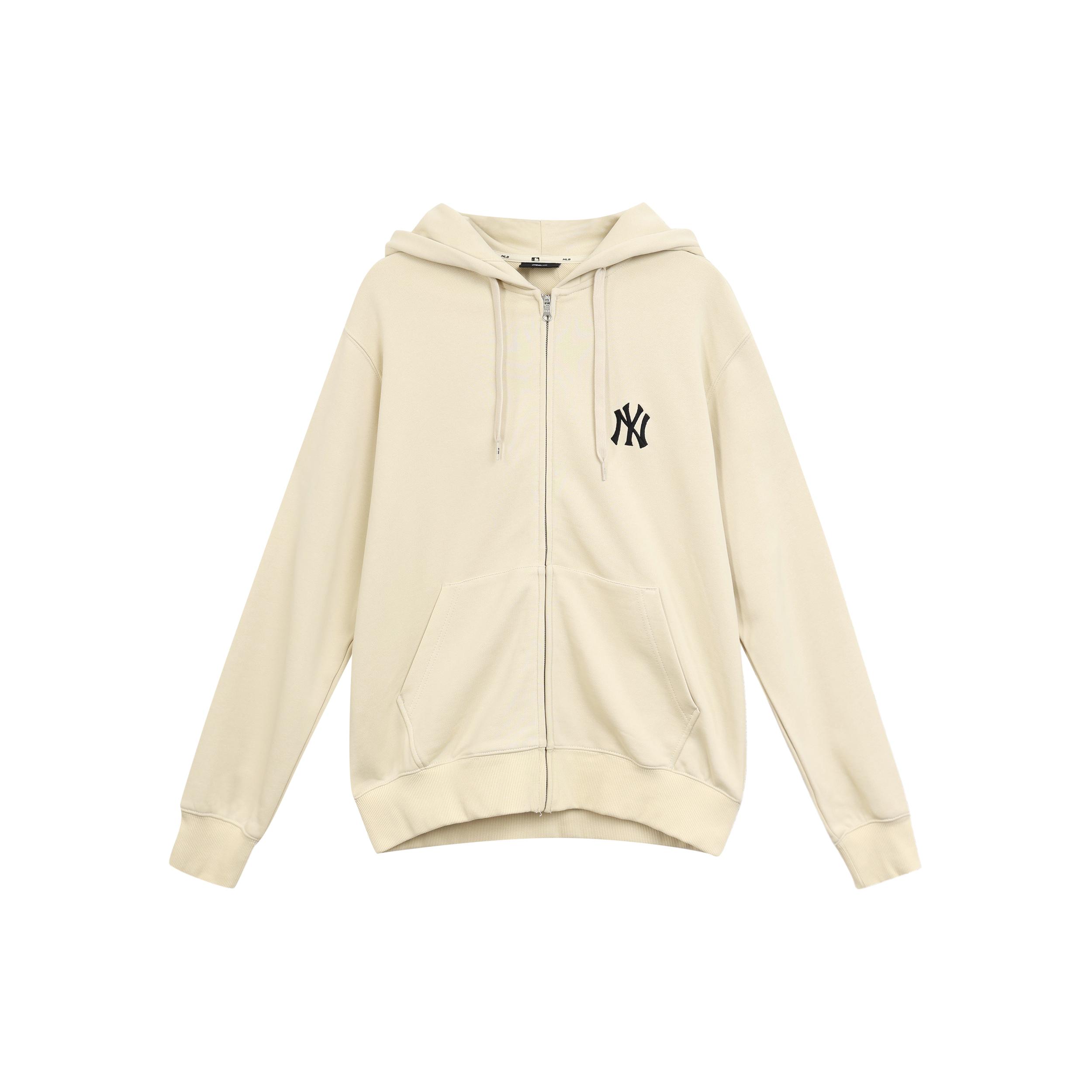 

New MLB New York Yankees Sweatshirts Unisex Ecru 3ATRB0214-50BGL L