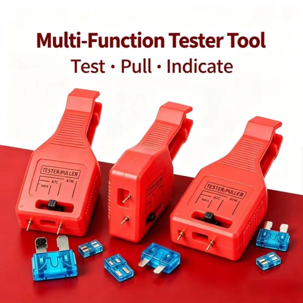 Red Blue Fuse Tester Diagnostic Fuse Detector Tool Versatile Fuse Puller  Marine