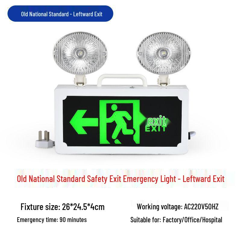 Two-in-One LED Emergency Fire Exit Light