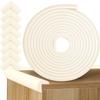 SYOUGO Corner Corner Cushions for Baby Injury Prevention by Childcare 6m Long 8 Corner Guards for Daycare Beige Guards, [Recommended Workers] + Use,