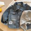Giacca di Jeans con Cappuccio alla Moda Stile Giapponese per Ragazzi - Disponibile