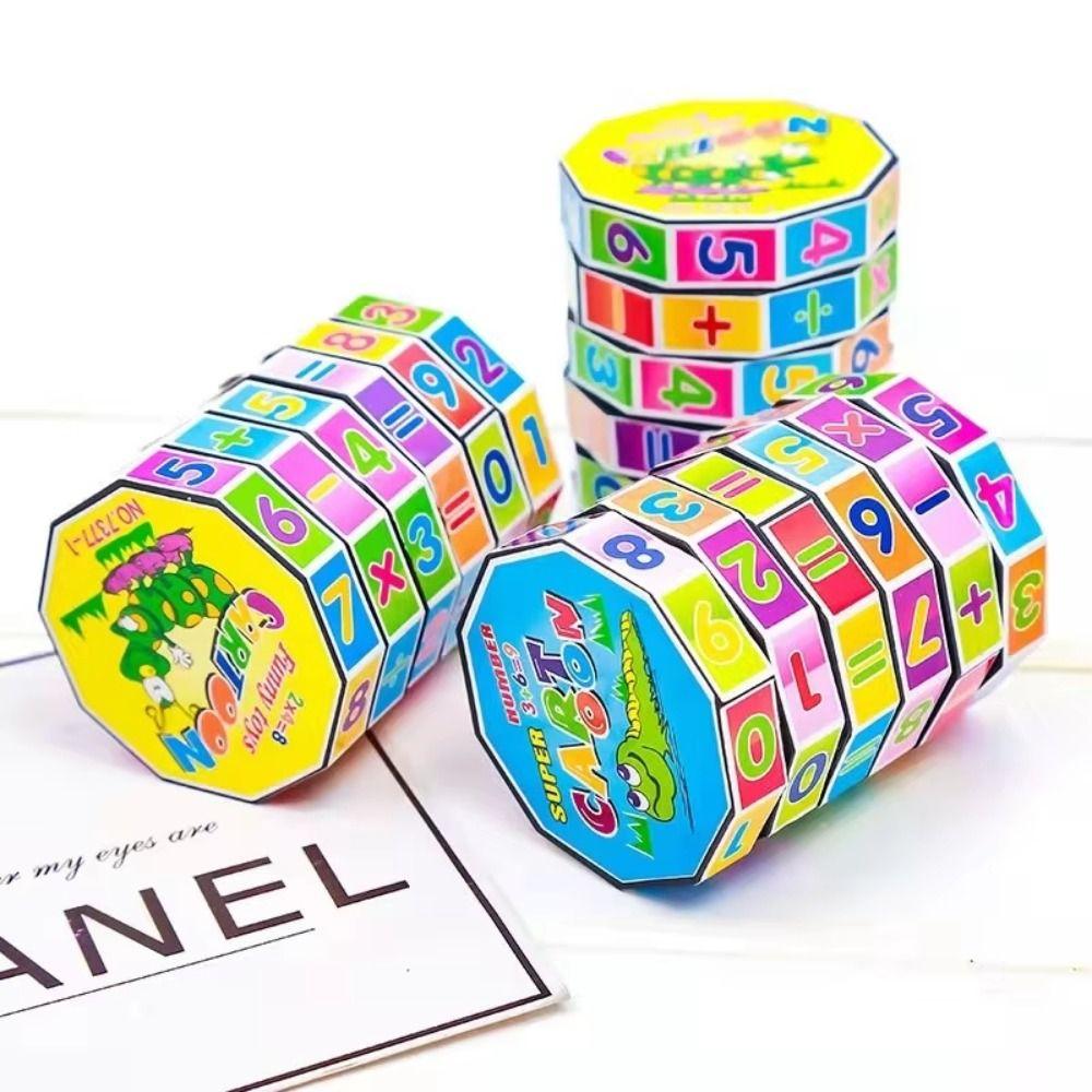 Fun Mathematics Numbers Magic Cube Educational Tool Calculate Function Montessori Puzzle Game Magic Cube Educational Math Block