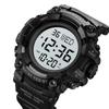 Skmei Men's Military Watches Fashion Big Dial Digital Wristwatch Luxury Outdoor Sports Dual Time Led Waterproof Alarm Clock