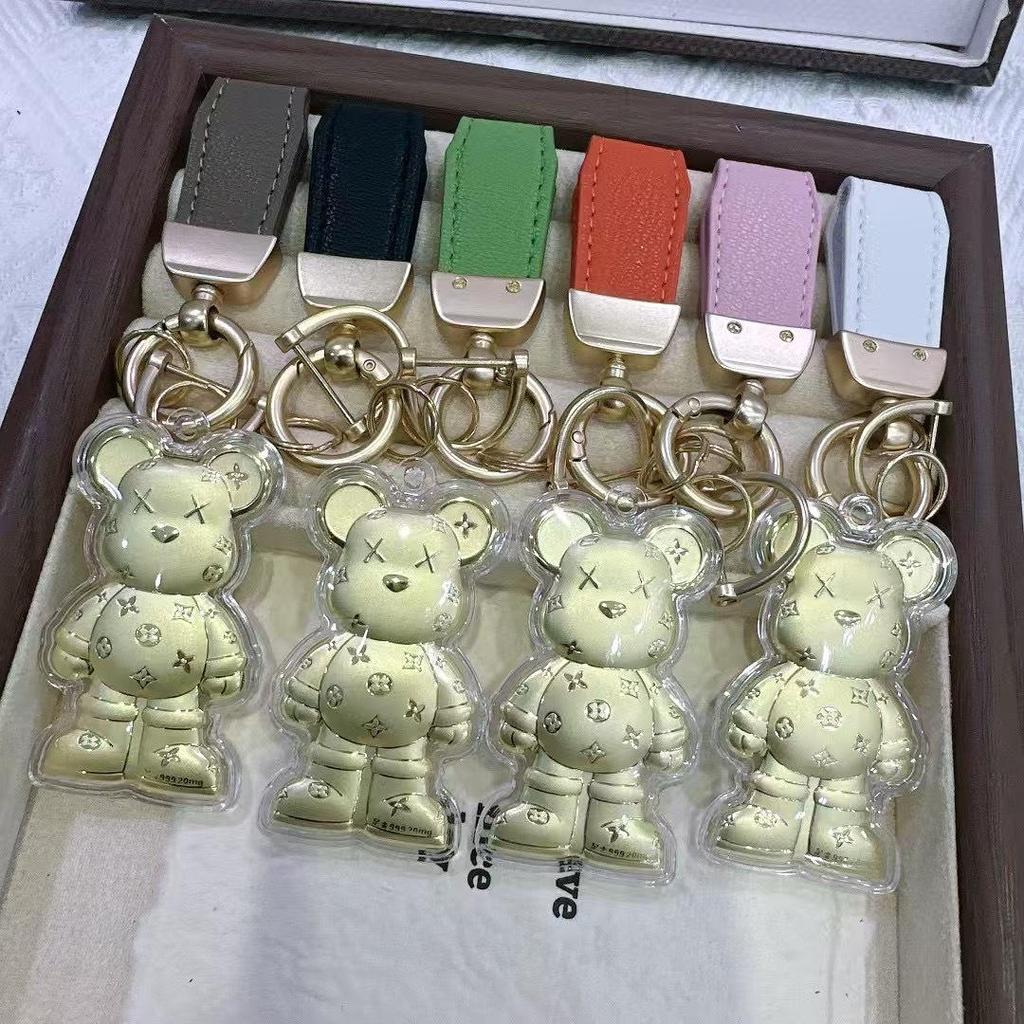 999 Fine Gold Bear Keychain Pendant: Mobile, Bag & Car Accessory