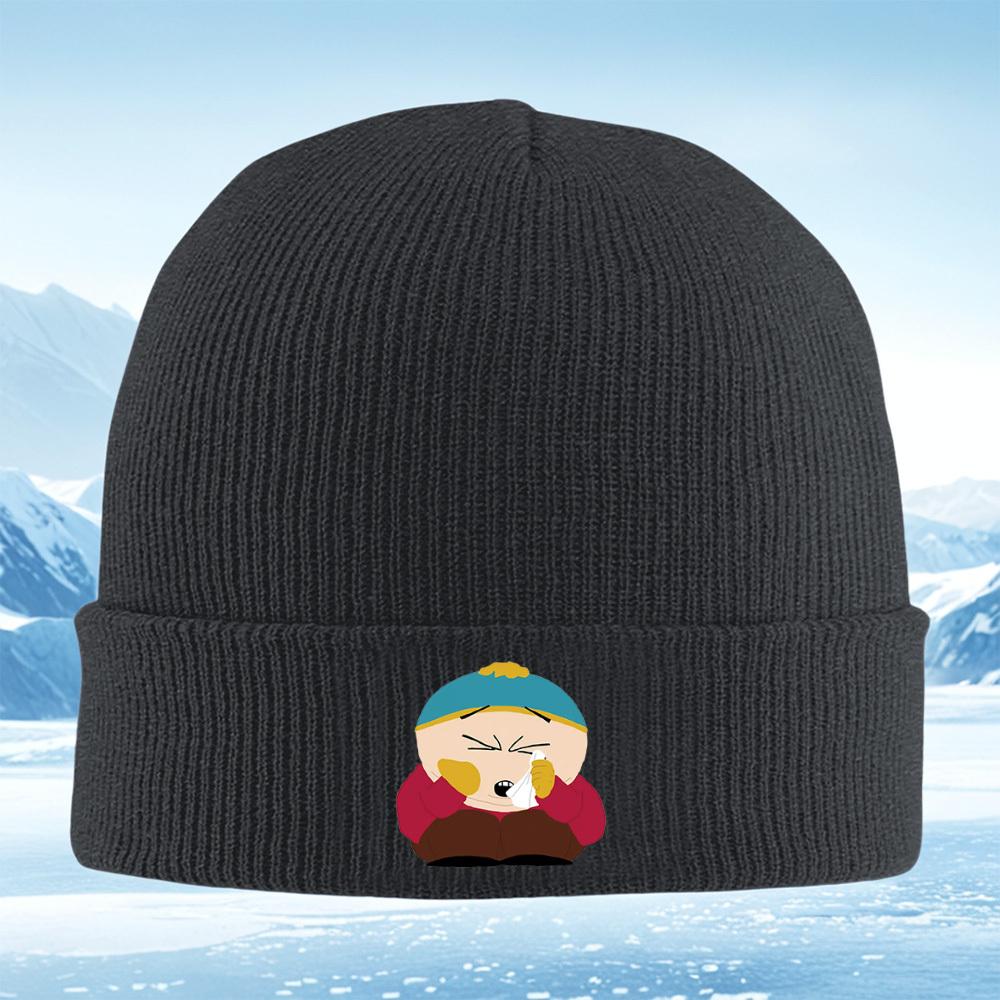 Crying Cartman with tissue Men Women Unisex Knitted Hat Beanie Pullover Cap Winter Thermal Warm Christmas Outdoor Cycling Hiking
