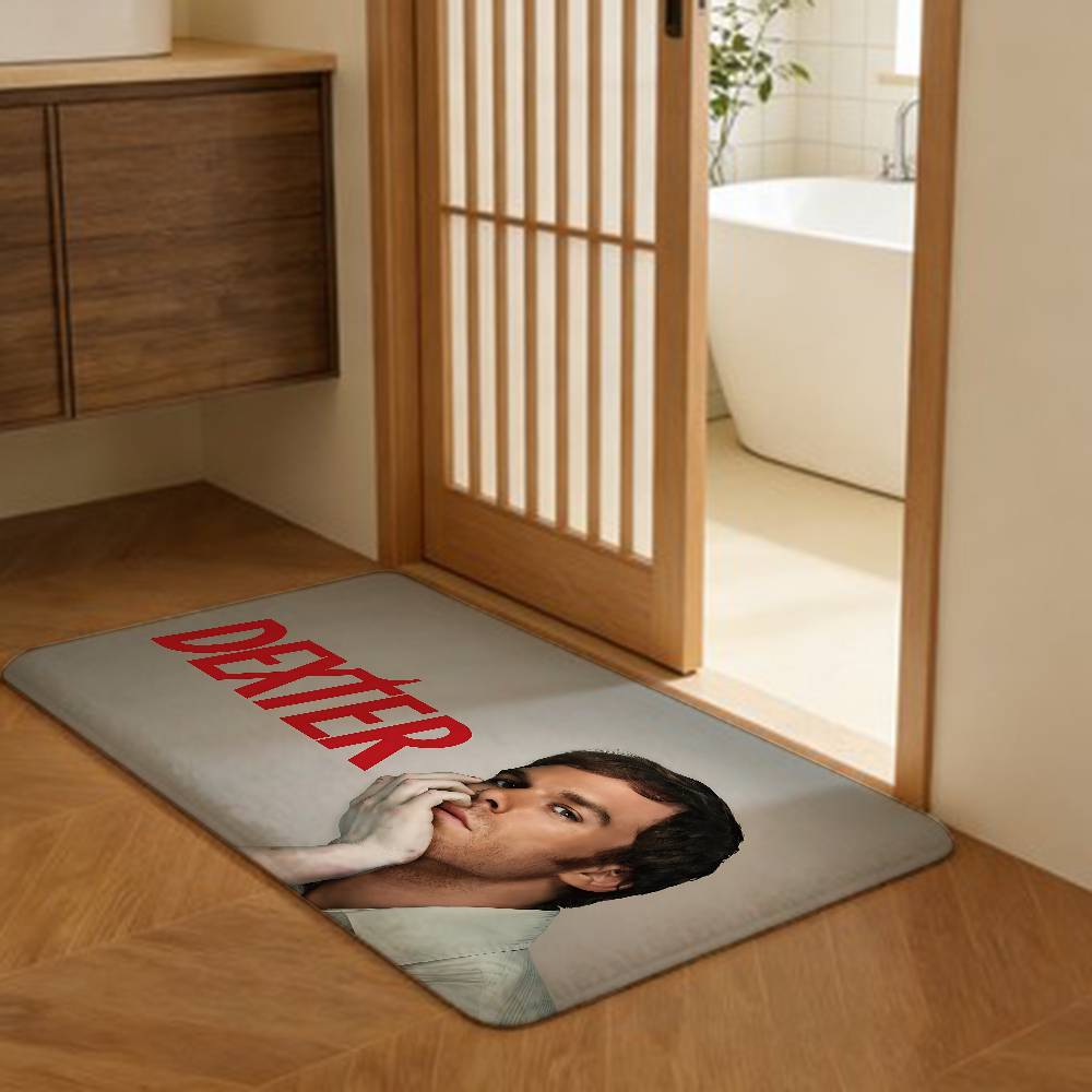 Crime Dexter TV Movie Entrance Door Mat Nordic Style Bedroom Living Room Doormat Home Balcony Anti-Slip Modern Home Decor
