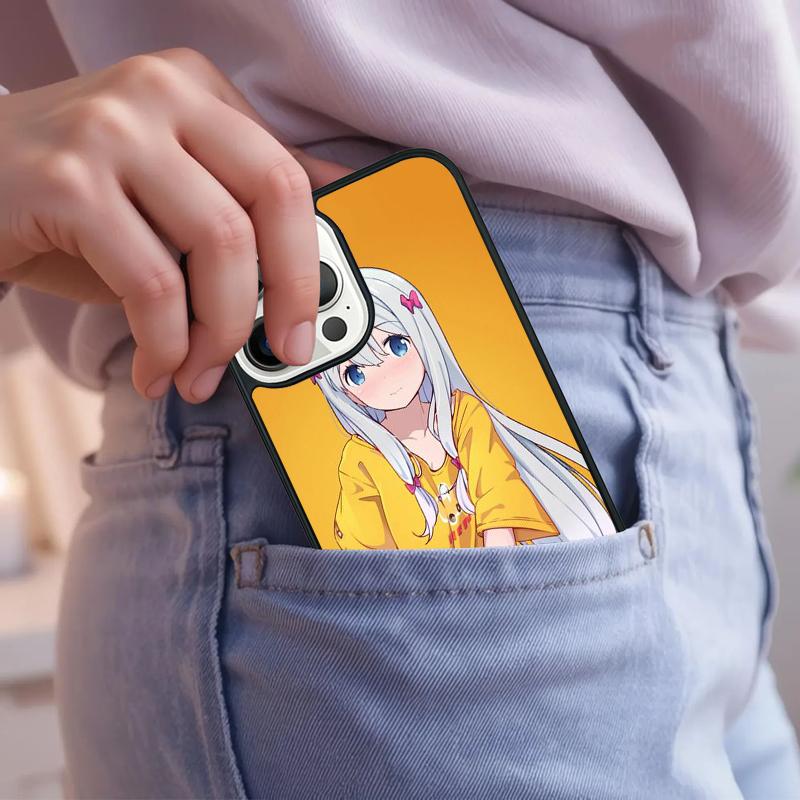 Cute Girl Izumi Sagiri Phone Case For iPhone 17 Air 15 16e 14 13 Pro Max Coque 12 11 Pro Max PLUS Cover
