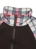 2025 New Autumn Retro Women's Plaid Patchwork Pullover Sweatshirt