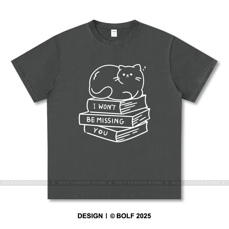 Women's I Won't Be Missing You Printed T-Shirt 100% Cotton Oversized Savage Graphic Tees for Men Summer Tops Breakup Streetwear