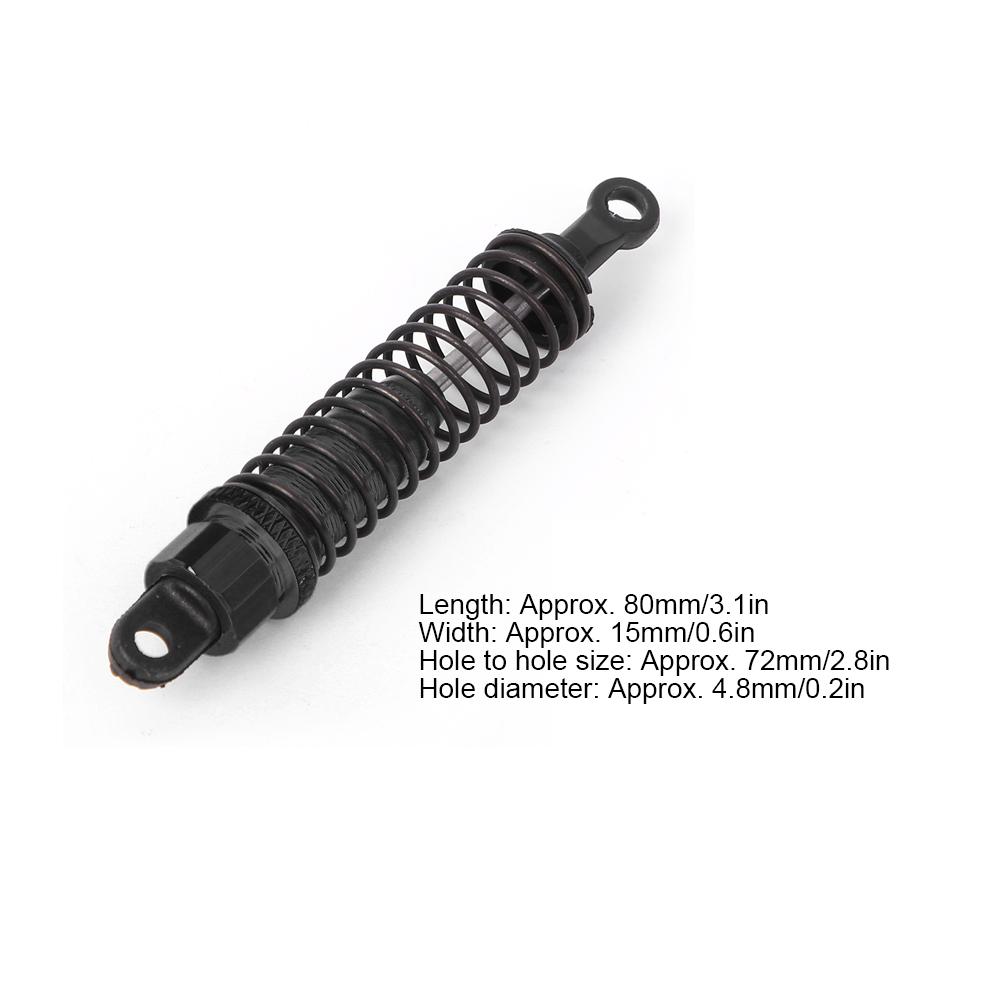 80MM RC Car Front and Rear Shock Absorbers Accessory for RGT 136100 110black 68126BL