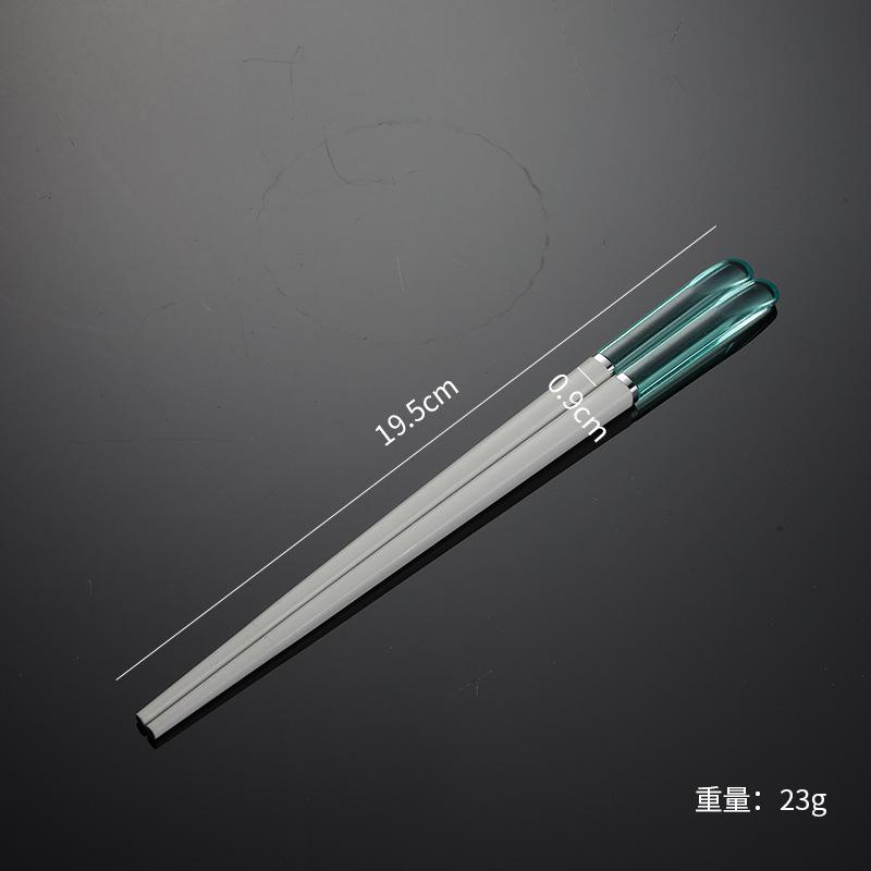 Crystal Alloy Chopsticks Portable Tableware Chopsticks Multi-specification Colorful Hotel Chopsticks White Housewarming Gifts Restaurant