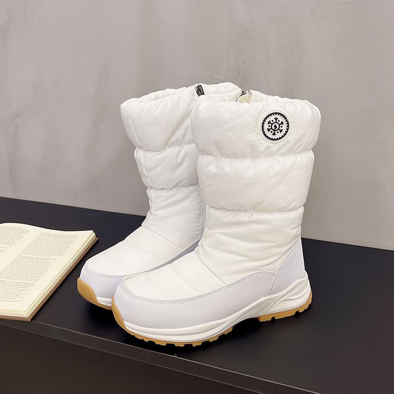 

25 New thickened women s large-size warm mid-tube cotton boots, winter snow boots, non-slip casual cotton shoes 41