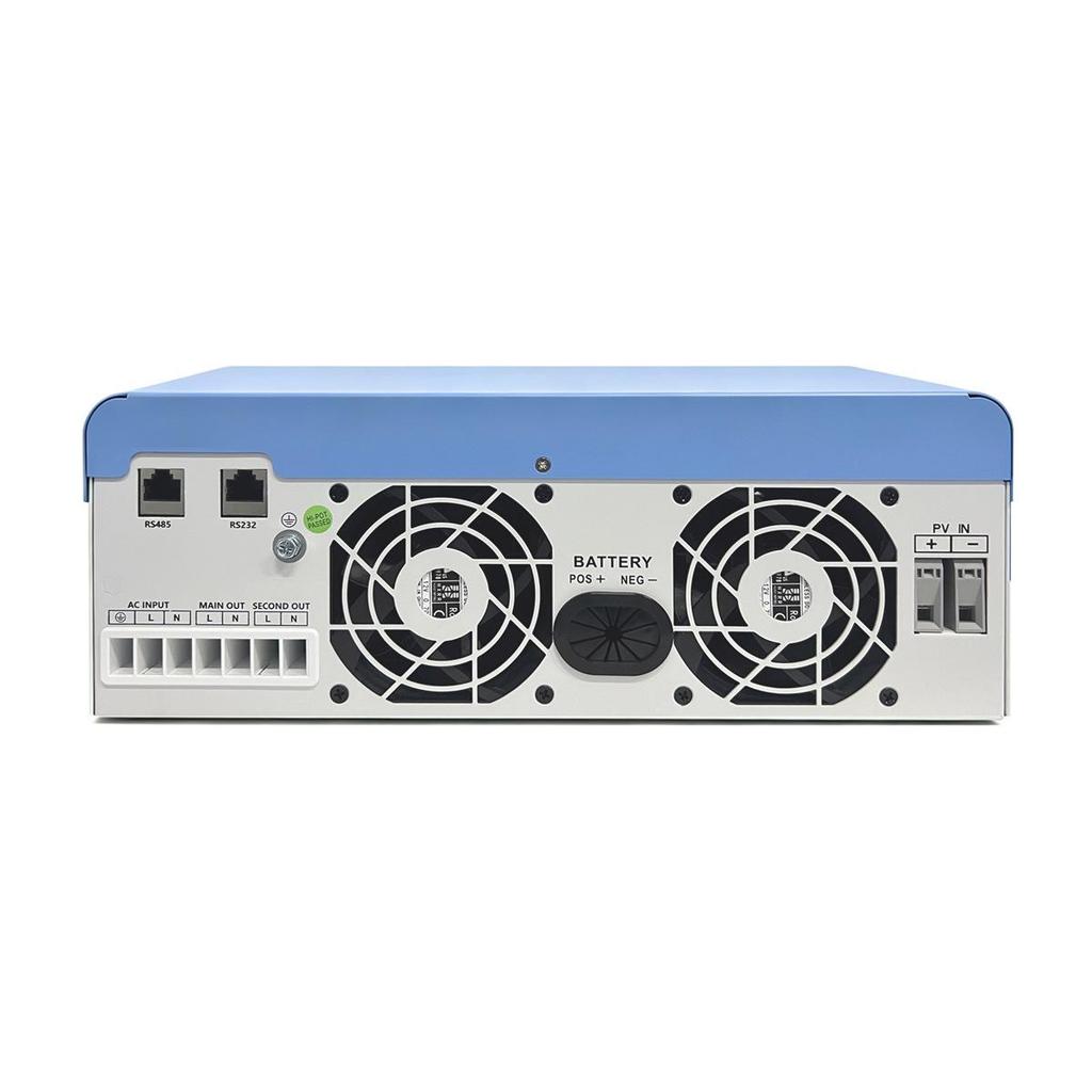 4200W Hybrid Solar Inverter with 120A MPPT, WiFi, and 24V Lithium Battery Support