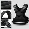 Adjustable Reflective Weighted Vest for Fitness Training