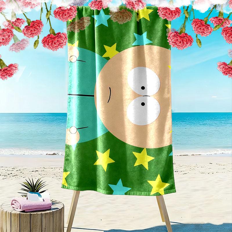 Butters Stotch Print Beach Towel, Large Soft Quick Dry Towel for Beach Camping Swimming