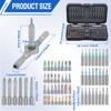 Ratchet Screwdriver Set 42in1/66in1 Magnetic Screwdriver Set with Removable Handle Magnetic Screwdrivers for Computer Furniture