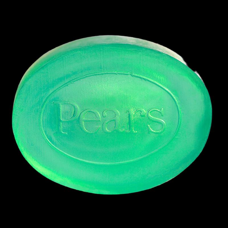 Pears Emerald Green Lemon Floral Crystal Soap