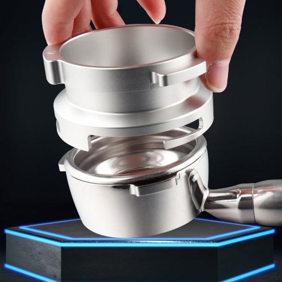 Dosing Funnel Rotation Type Smooth Aluminium Alloy High Strength Coffee Dosing Ring