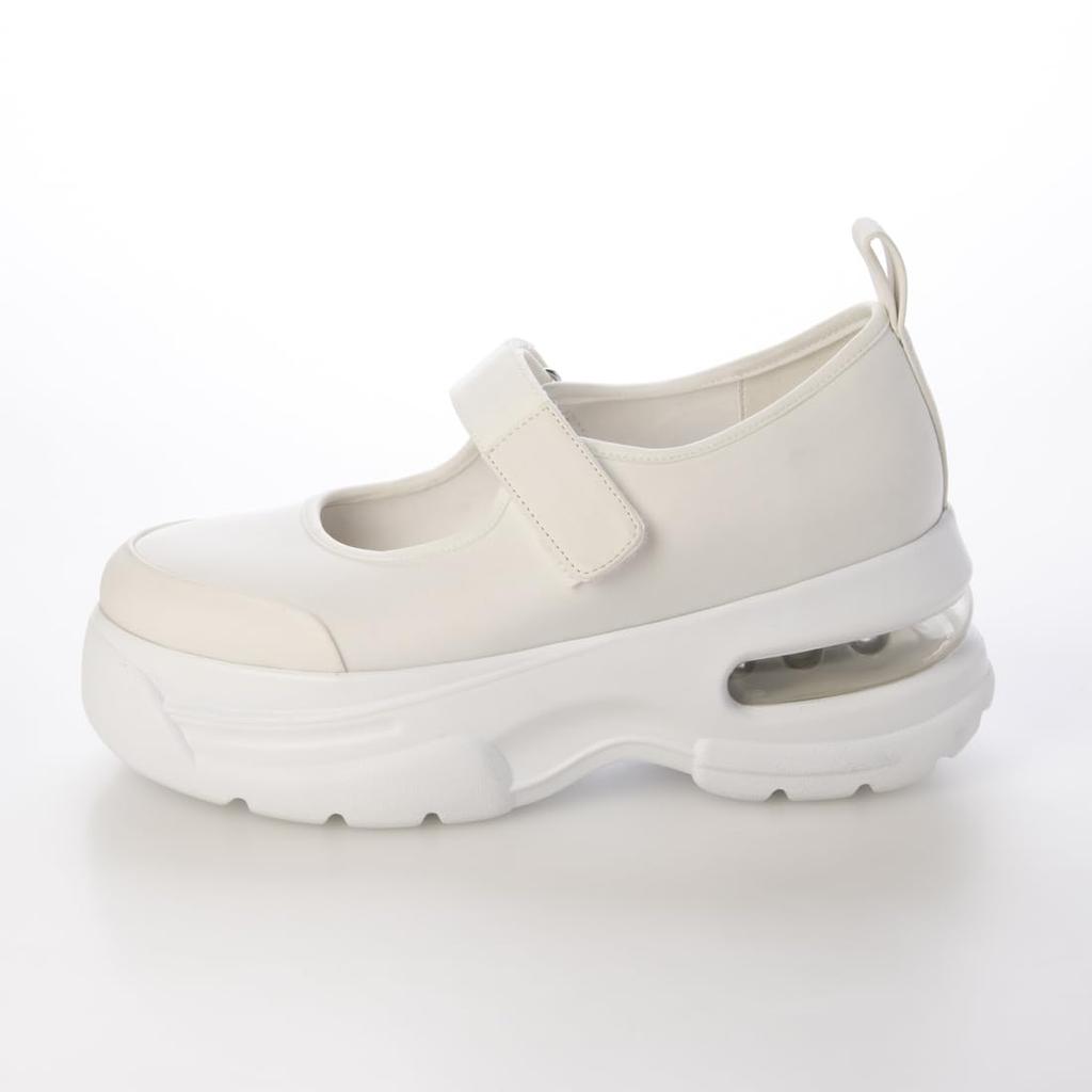 Evol Women's Driving Shoes, Lightweight, Air-Sole Platform Merry Jean, Sizes XS-LL, White, Large