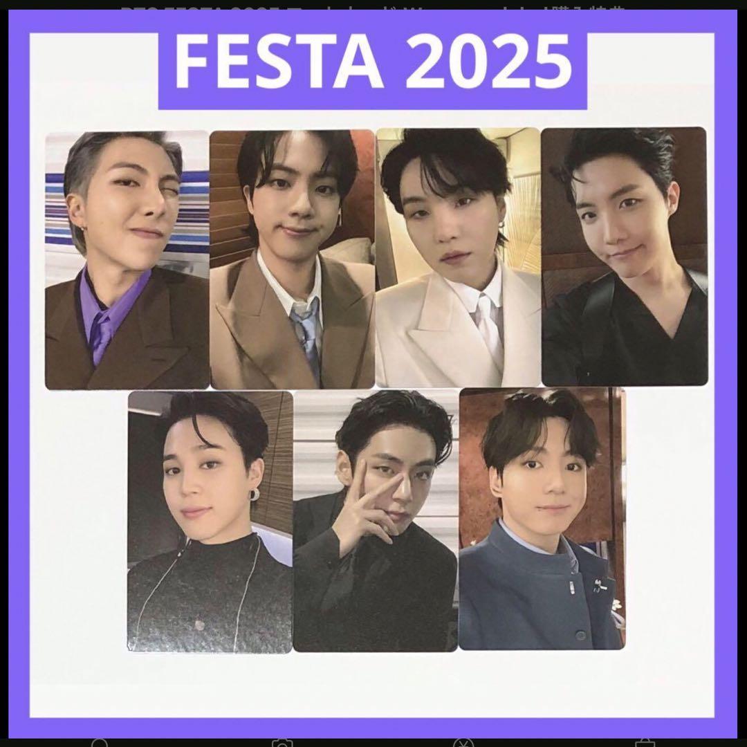 

[USED] BTS FESTA 2025 Photo Card Weverse global purchase bonus