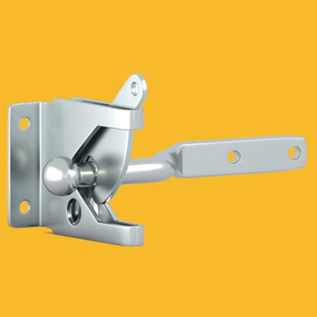 Galvanized Fence Gate Hinge with Latch Lock for Outdoor Weatherproof Zinc-Coated Fence Lock for Garden Gates and Fences Small