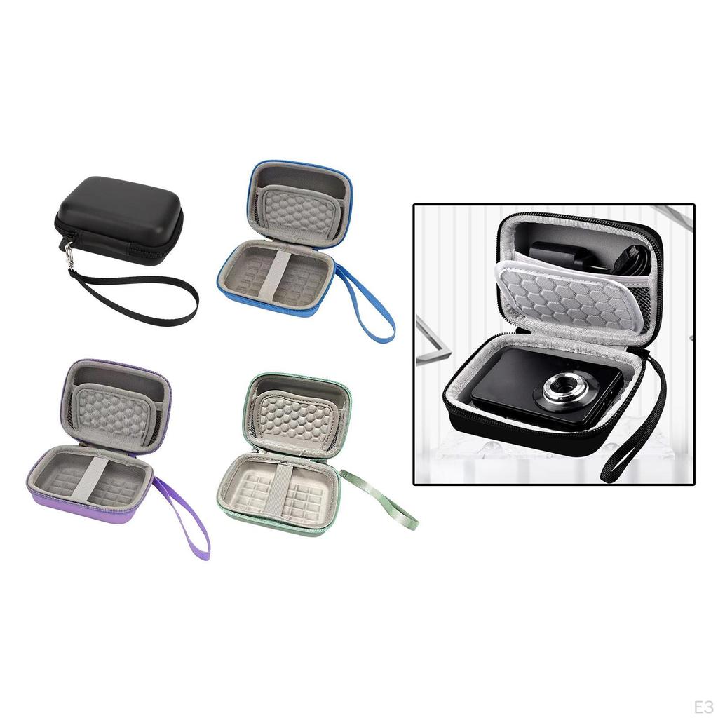 Digital Camera Case Card Storage Durability Versatile Accessories Portable Practical Zipper