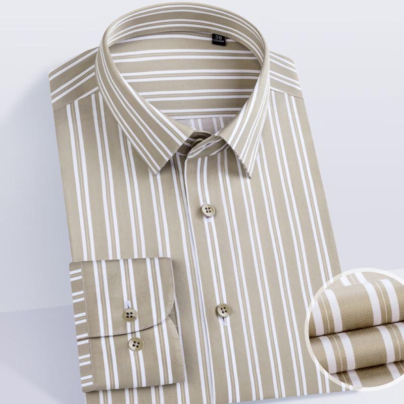 Men s 230-Count Pure Cotton Non-Iron Long-Sleeve Shirt 185/108A