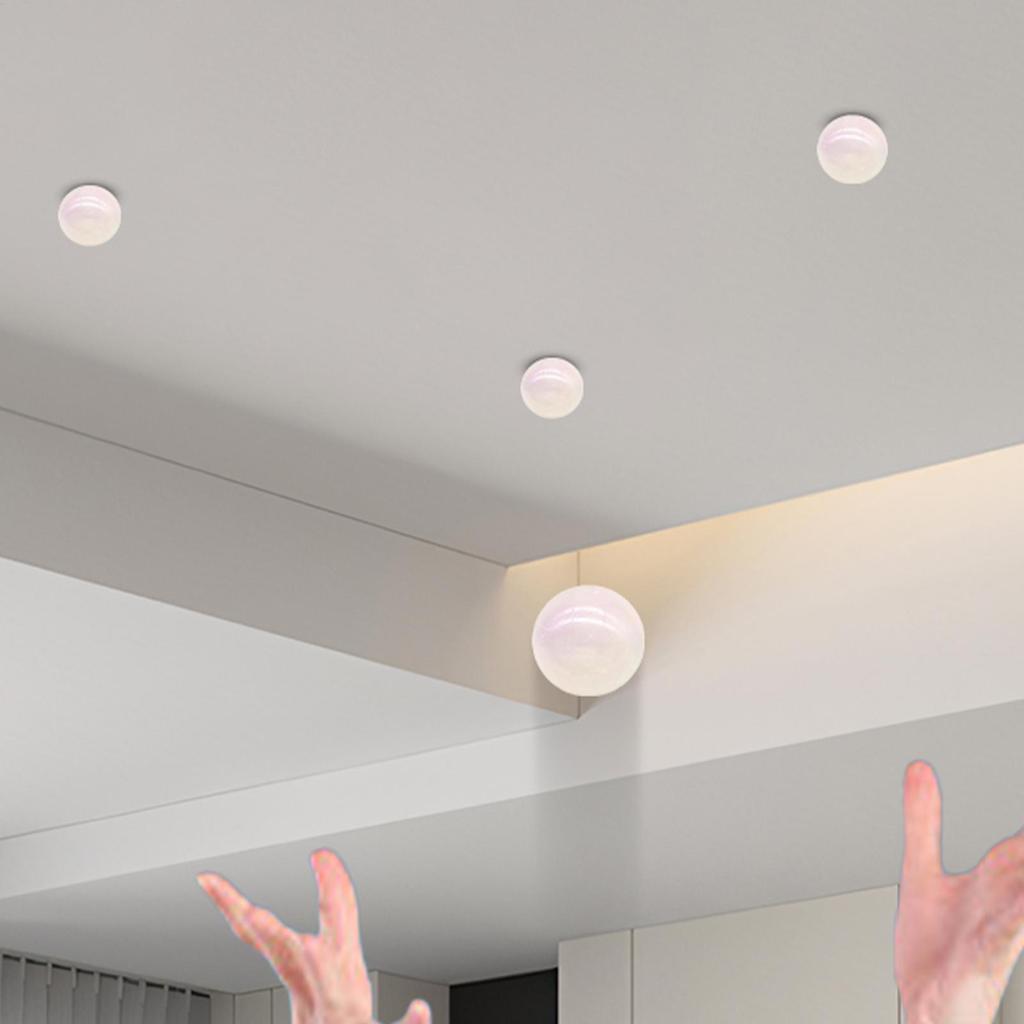 4/6/12pcs Sticky Ceiling Balls Calming Sensory Glow in Dark Ceiling Balls Reusable Party Favors Teens Cool Stuff toy for Family