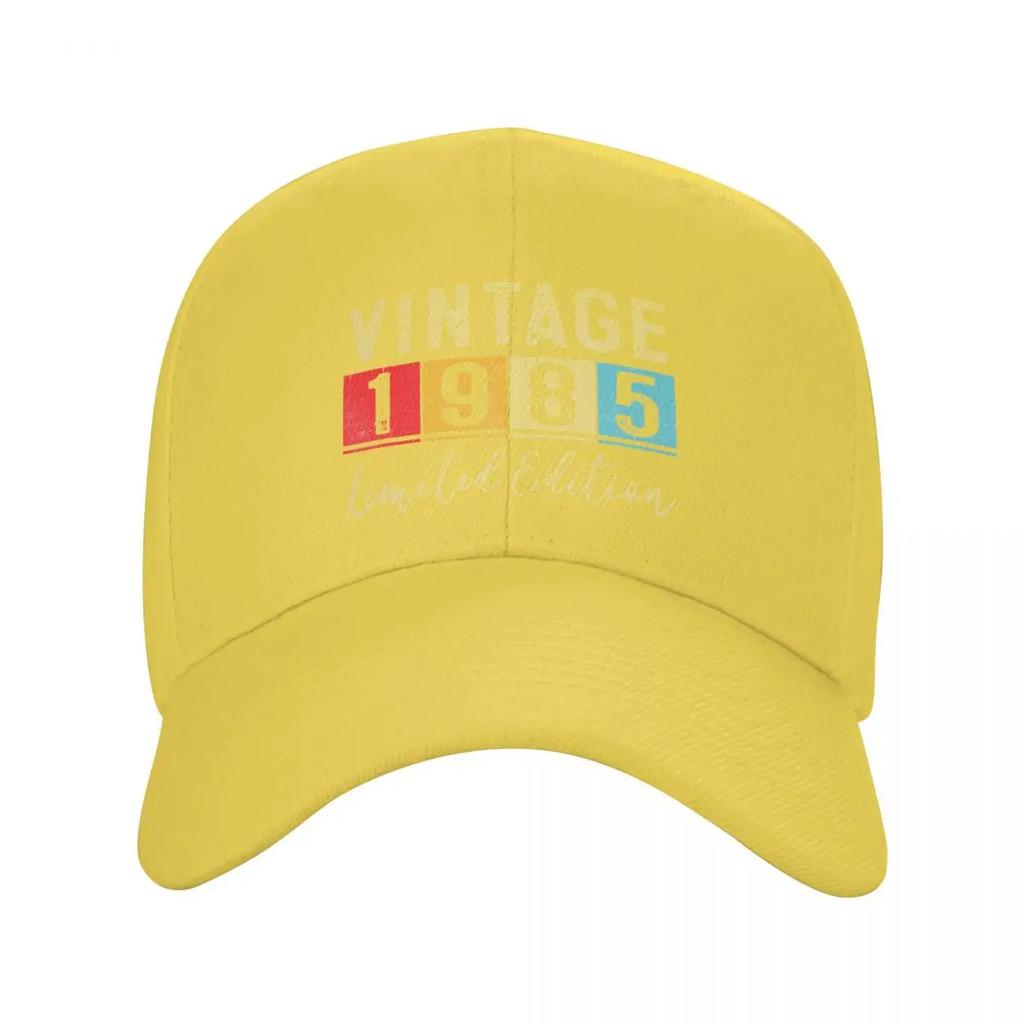 Personalized Vintage Limited Edition Made In Birthday Baseball Cap Hip Hop Adjustable Dad Hat Summer Snapback Caps
