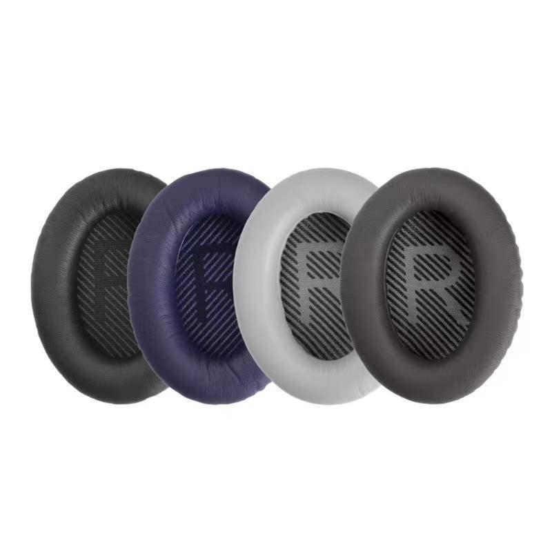 Replacement Protein Leather Earpads Ear Pad for QC35/QC35 II Headphones Ear Cushions Earmuffs Ear Cover