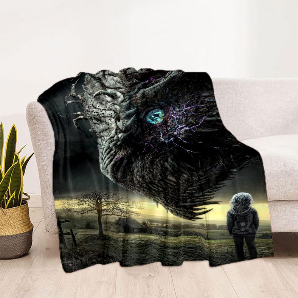 Gothic Style Blanket Durable Comfort Suitable for Office Chair Livingroom Chair Four Seasons Multipurpose Modern