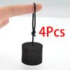 4 Pieces Kayak Plug with Cord Paddle Drip Rings, Replacement Part Canoe Drain Hole for Boat