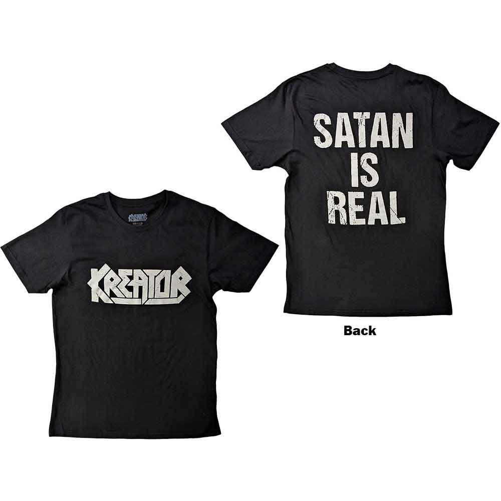 

Kreator Satan Is Real Black T shirt - NEW Unisex T-Shirt L