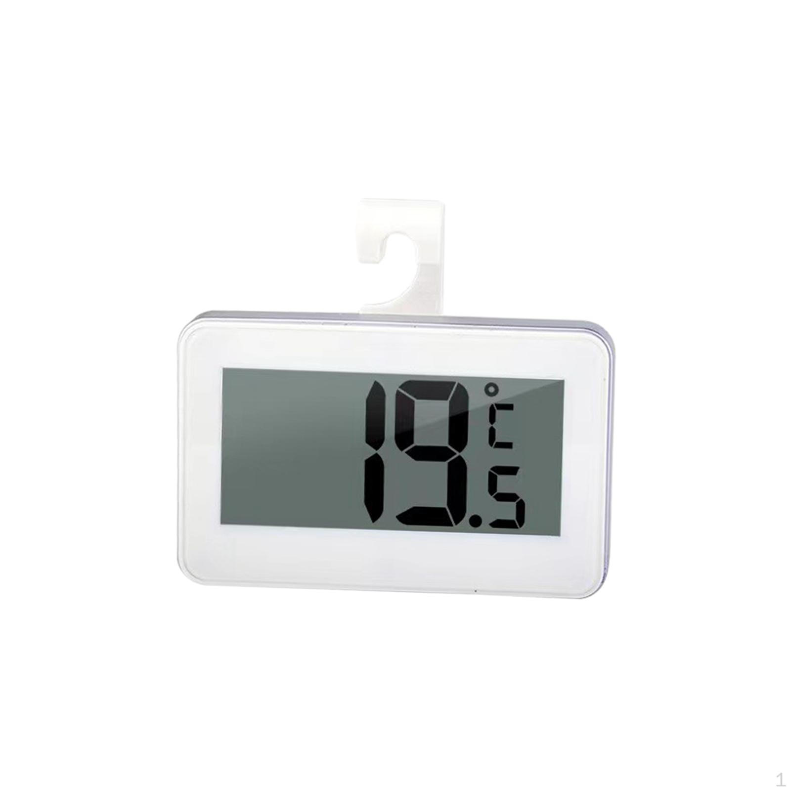 

LCD Refrigerator Thermometer Digital Adjustable Fridge for білий