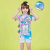 Girls' Surf Swimsuit Set with Cap