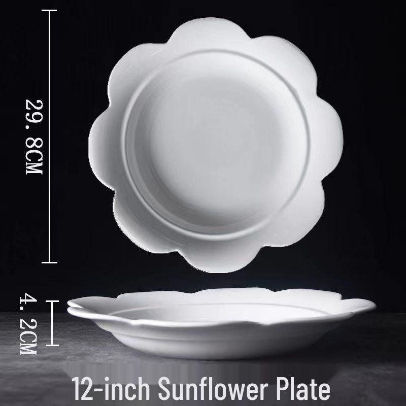 Hotel Tableware: Ceramic Oval Soup Plate with Portable Alcohol Burner for Heat Preservation