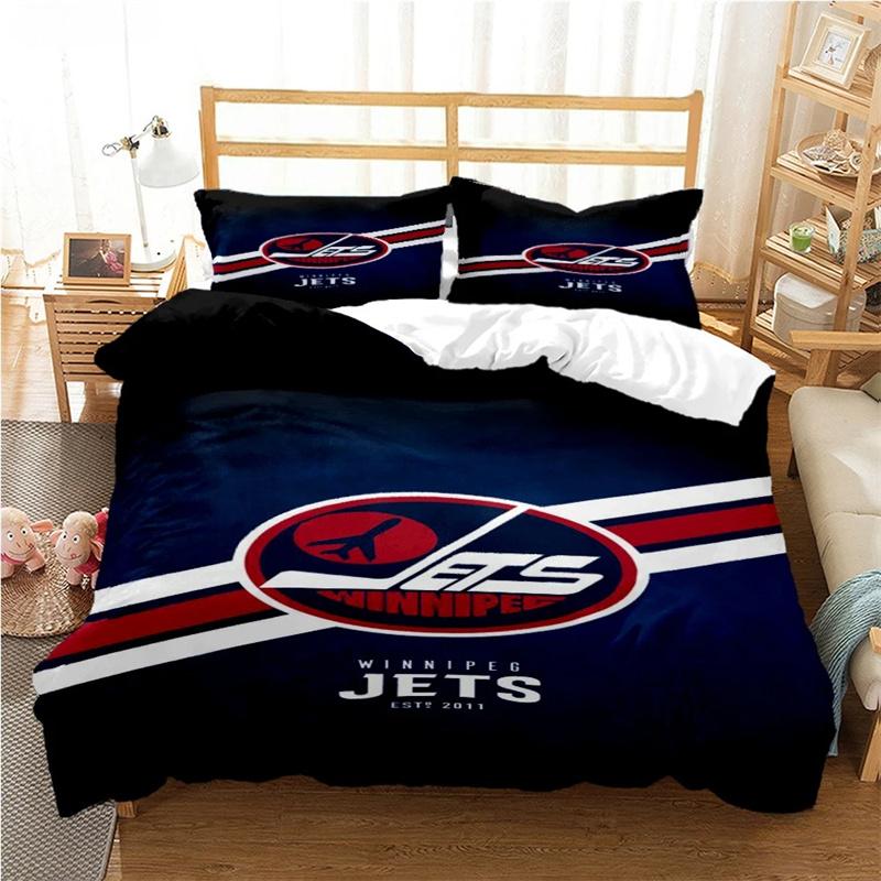 Fashion Casal Eishockey-Bettbezug-Set für alle Jahreszeiten mit Kissenbezug, Heimtextilien, Twin Full Queen King, Kindergeschenk