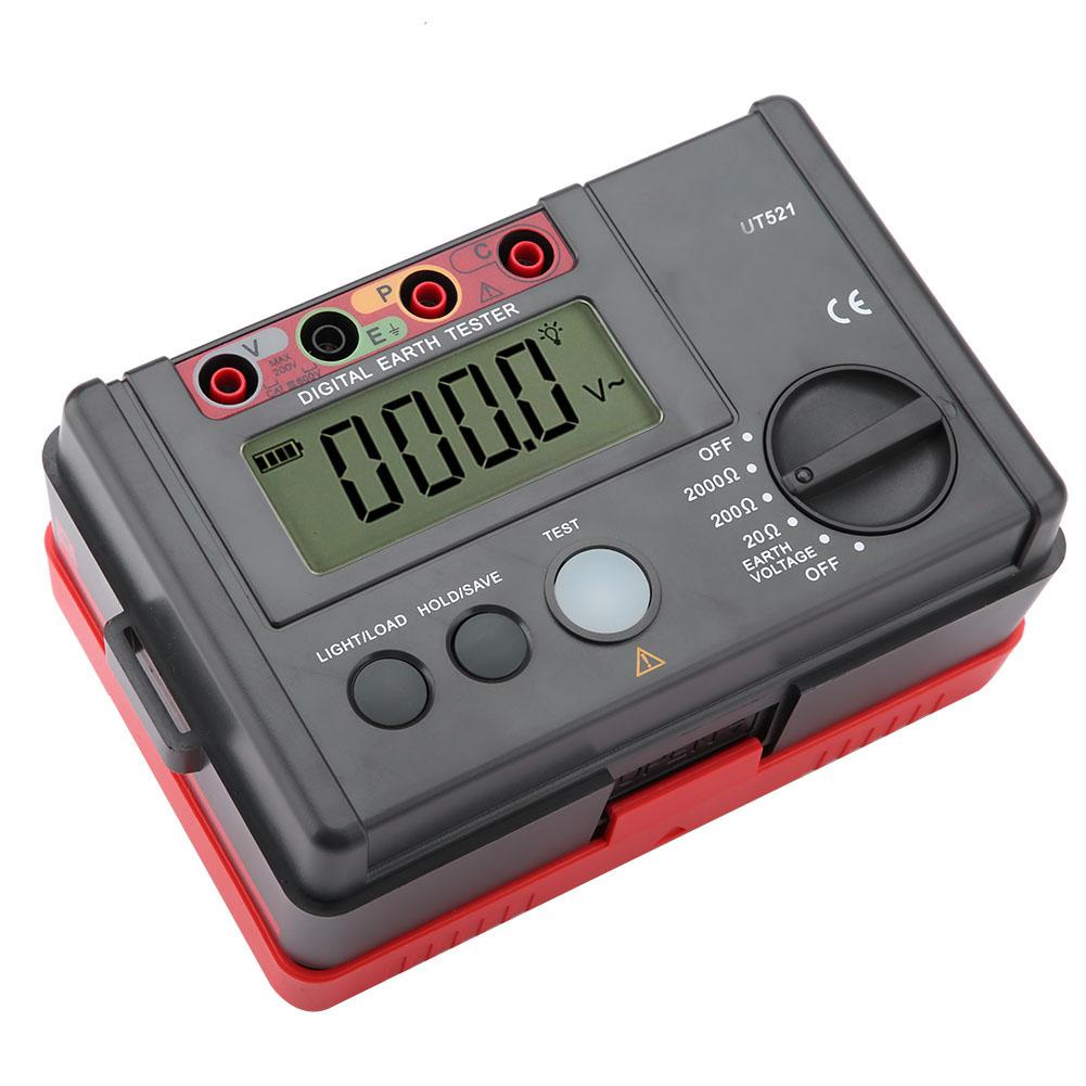 UT521 Digital Earth Tester Earth Ground Insulation Resistance Meter Ohmmet